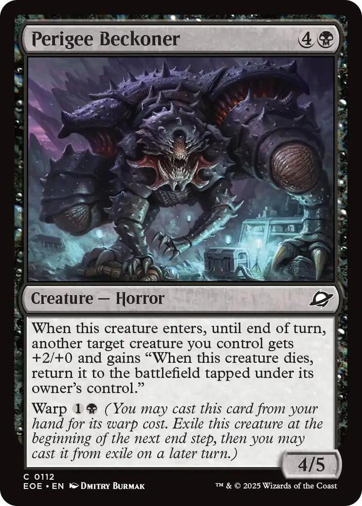 Perigee Beckoner, EOE, 112, NM