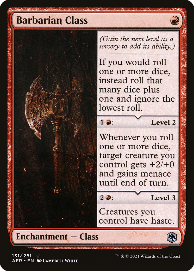 Barbarian Class (AFR) 131