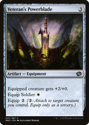 Veteran's Powerblade (BRO) 41 - WZRD TCG