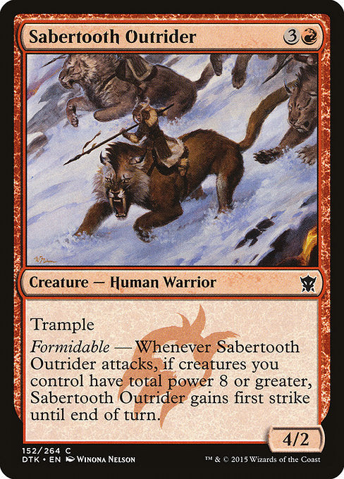 Sabertooth Outrider front