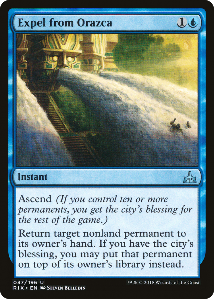 Expel from Orazca (RIX) 37 - WZRD TCG