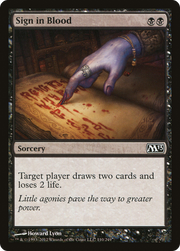 Sign in Blood (M13) 110
