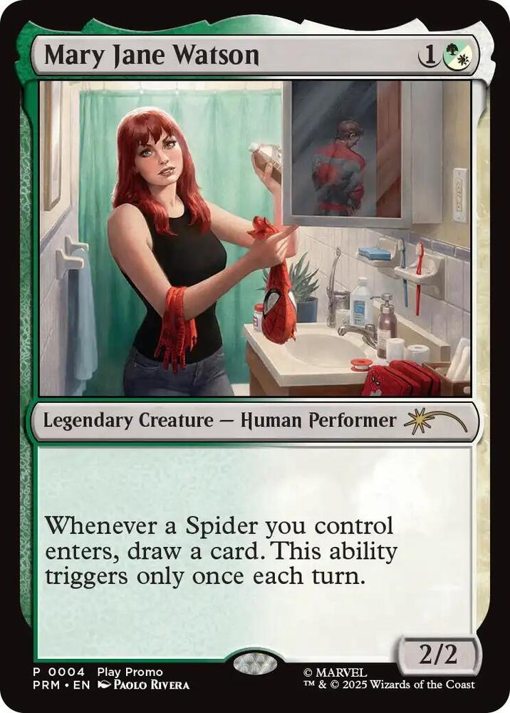 Mary Jane Watson,, 4, Near Mint, Foil