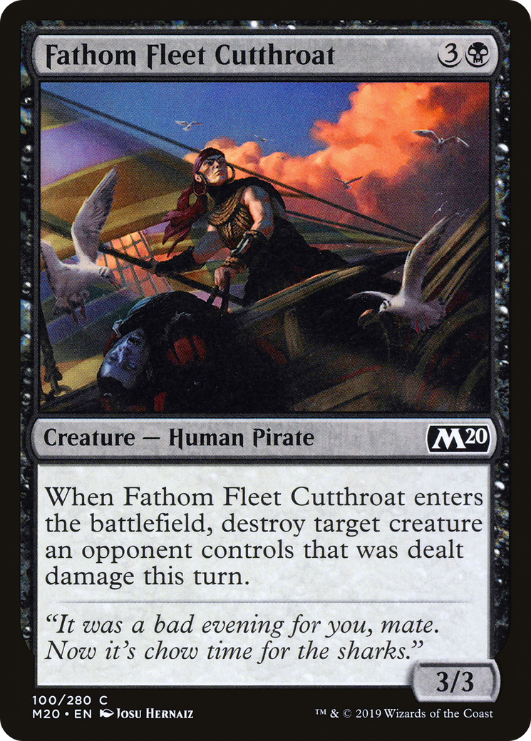 Fathom Fleet Cutthroat (M20) 100 - WZRD TCG