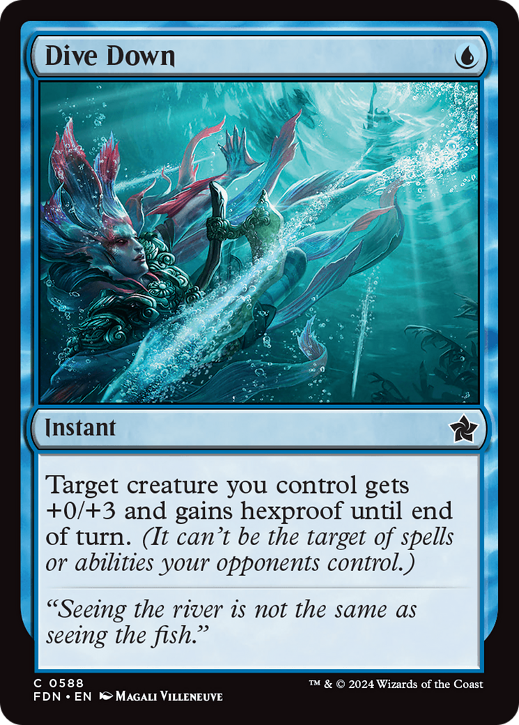 Dive Down (FDN) 588 - WZRD TCG