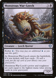 Monstrous War-Leech (DMU) 98 - WZRD TCG