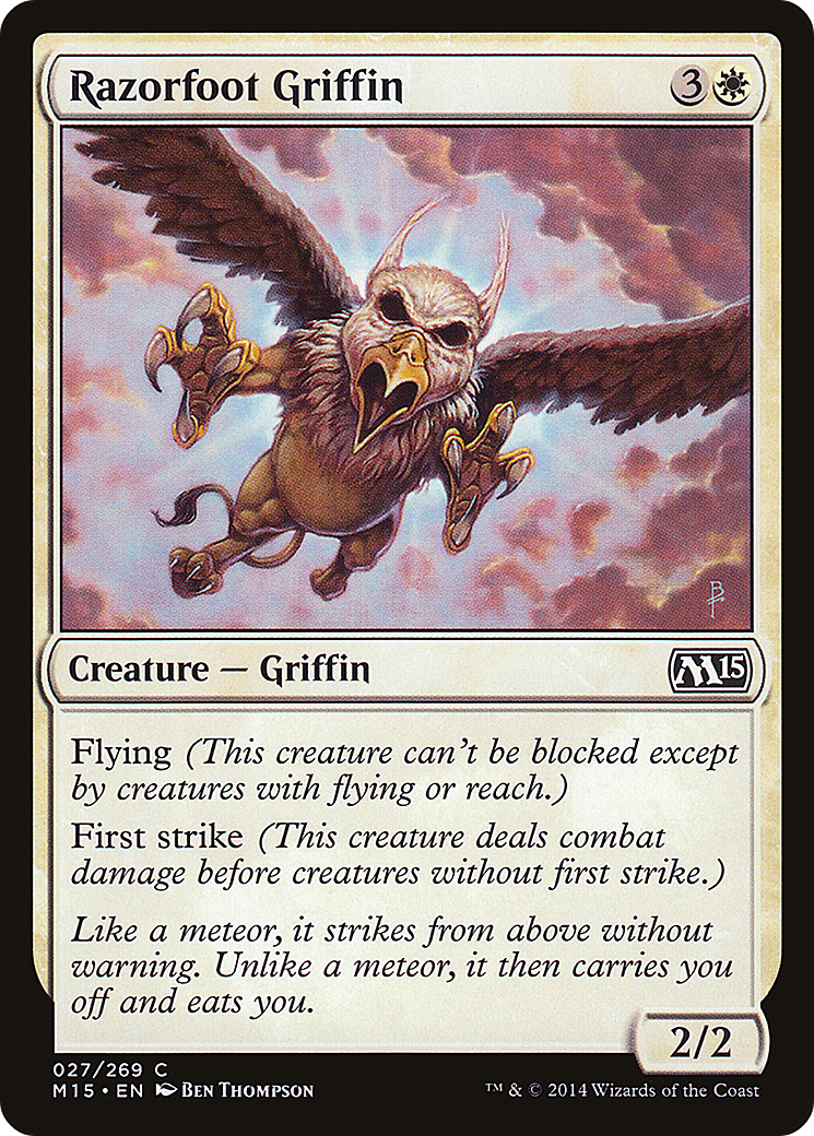 Razorfoot Griffin (M15) 27 - WZRD TCG