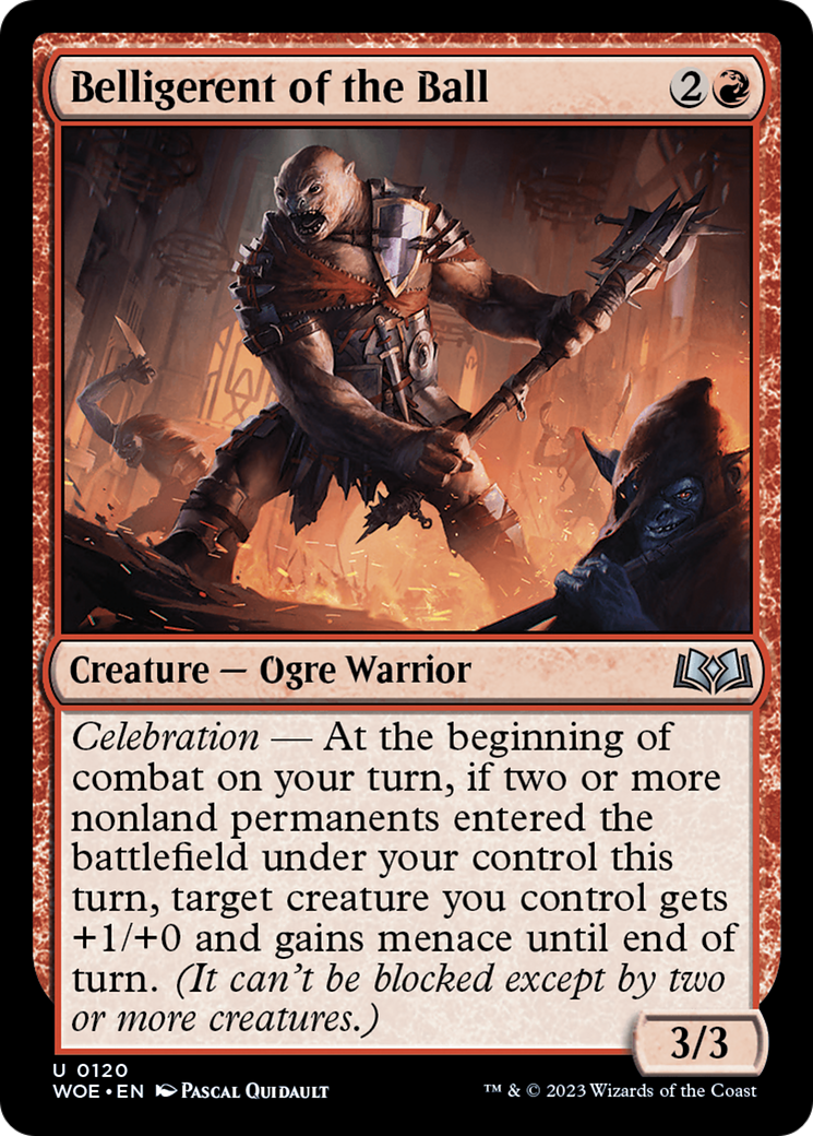 Belligerent of the Ball (WOE) 120 - WZRD TCG