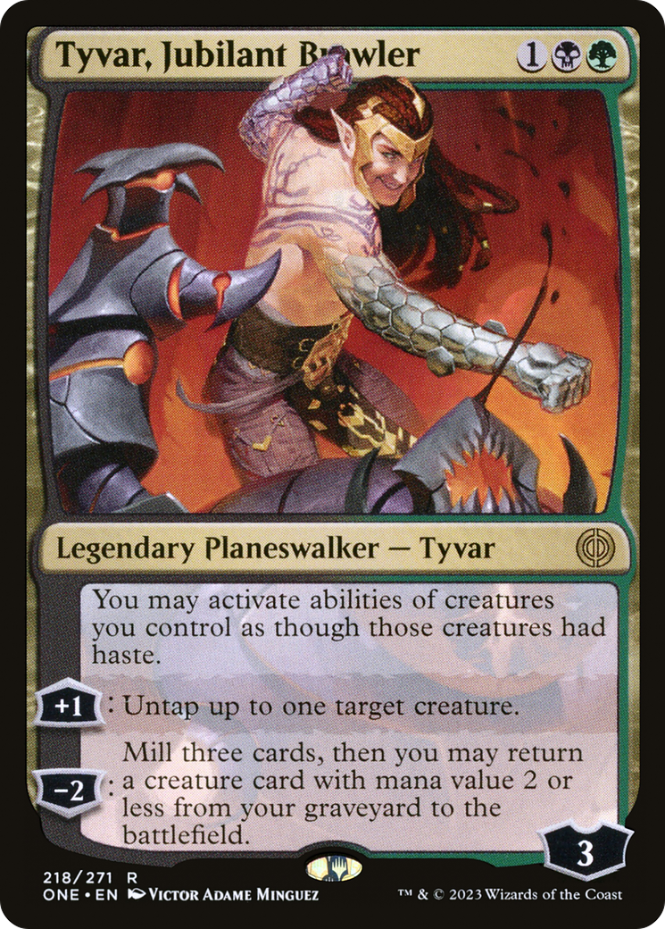 Tyvar, Jubilant Brawler (ONE) 218 - WZRD TCG