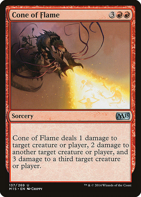 Cone of Flame front