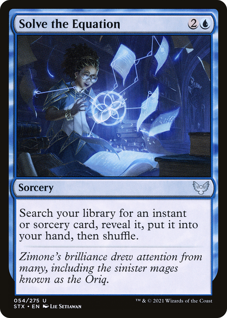 Solve the Equation (STX) 54 - WZRD TCG