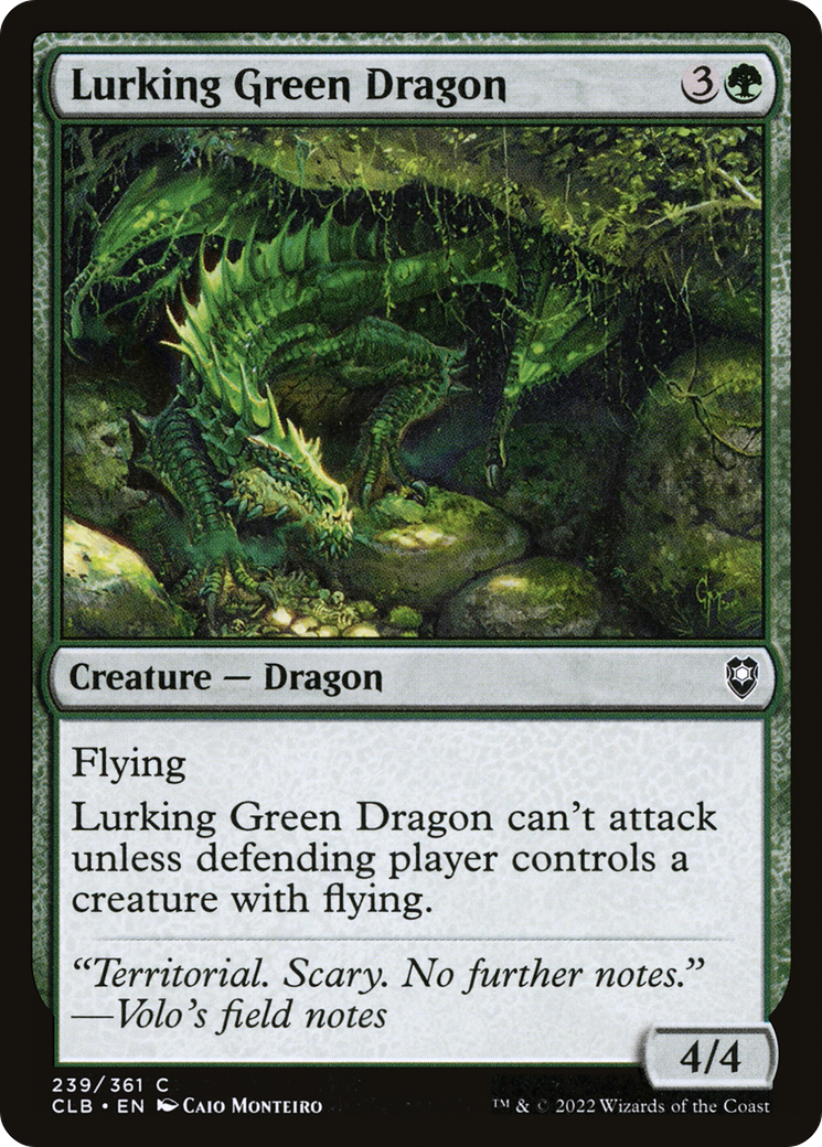 Lurking Green Dragon (CLB) 239