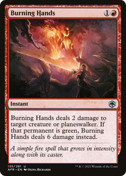 Burning Hands (AFR) 135 - WZRD TCG