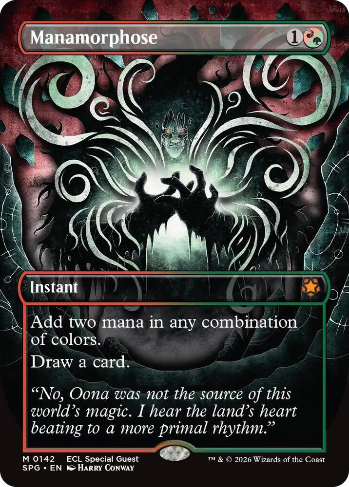 Manamorphose (Borderless),, 142, Near Mint, Foil