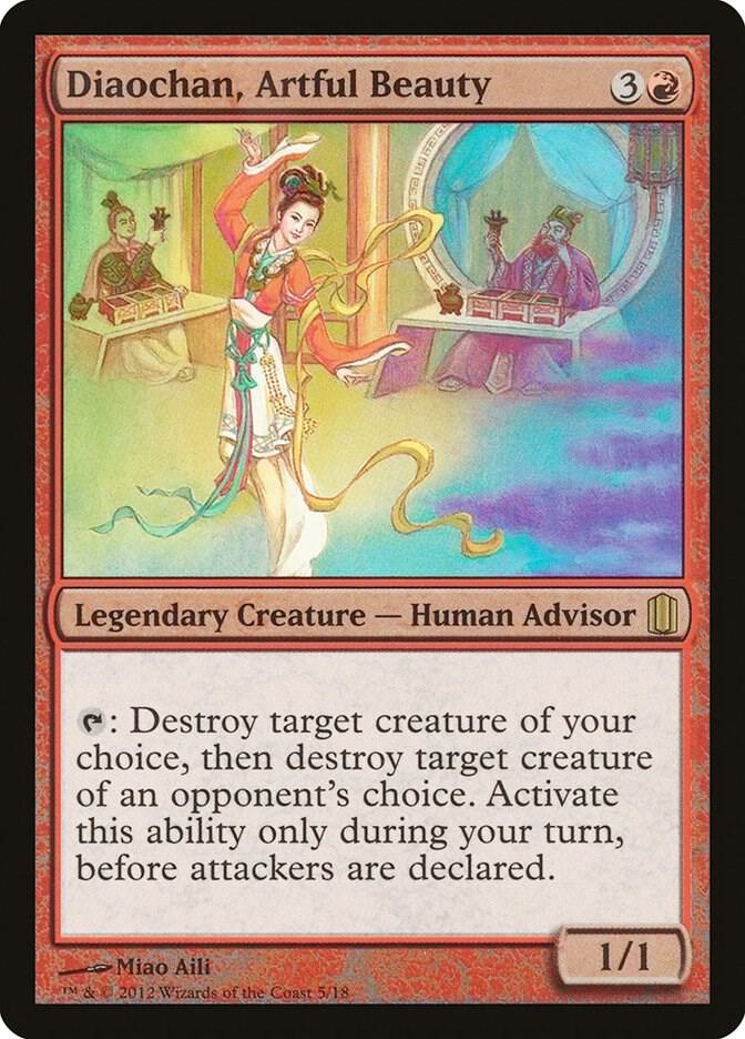 Diaochan, Artful Beauty,, 5, Near Mint, Foil