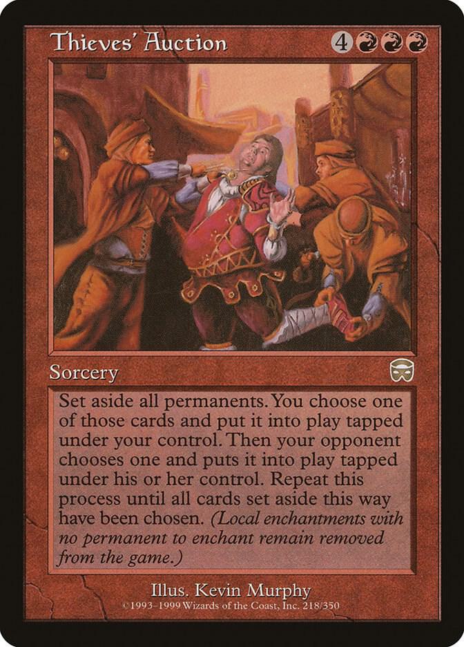 Thieves' Auction,, 218, Lightly Played, Normal