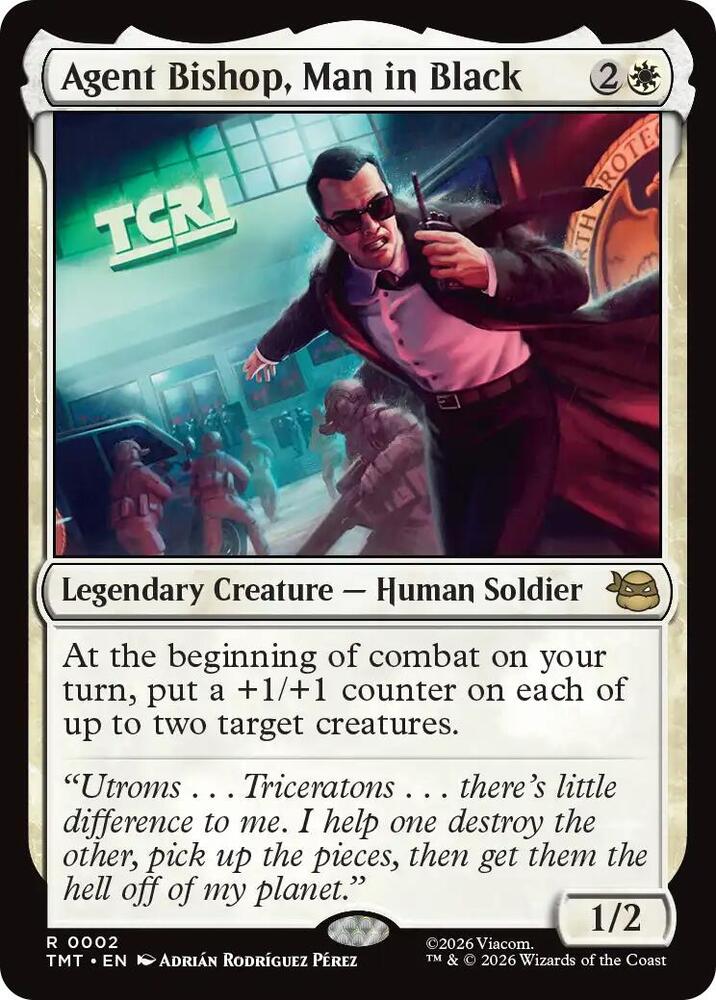 Agent Bishop, Man in Black, TMT, 2, NM