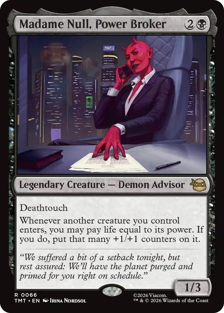 Madame Null, Power Broker, TMT, 66, NM