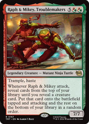 Raph & Mikey, Troublemakers, TMT, 167, NM