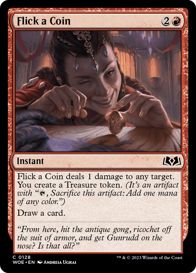 Flick a Coin (WOE) 128 - WZRD TCG