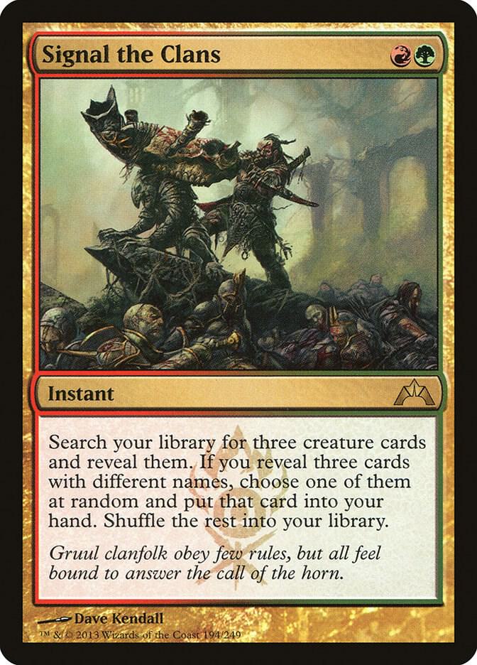 Signal the Clans, GTC, 194, HP