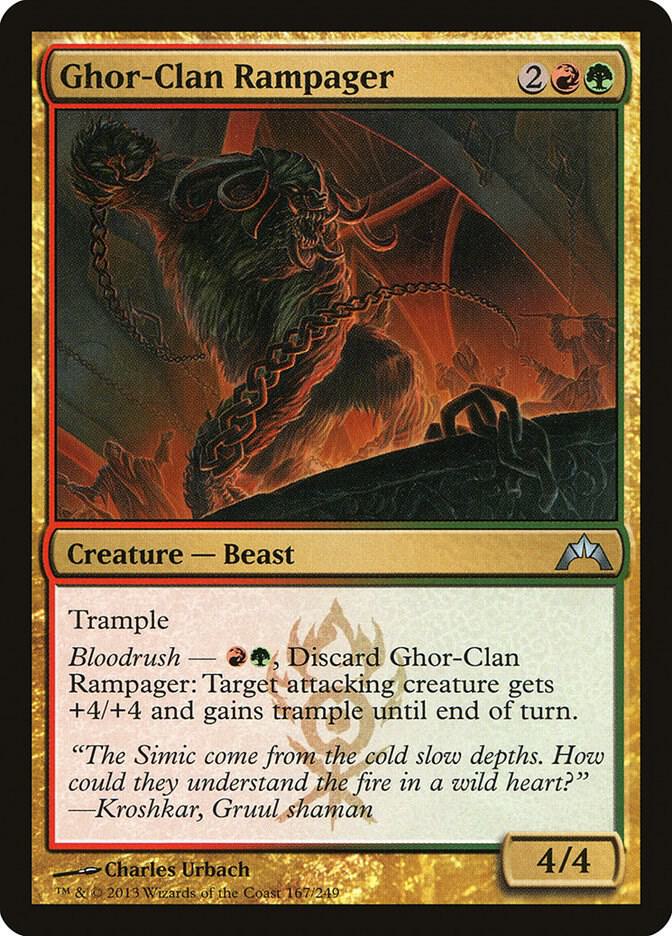 Ghor-Clan Rampager, GTC, 167, LP