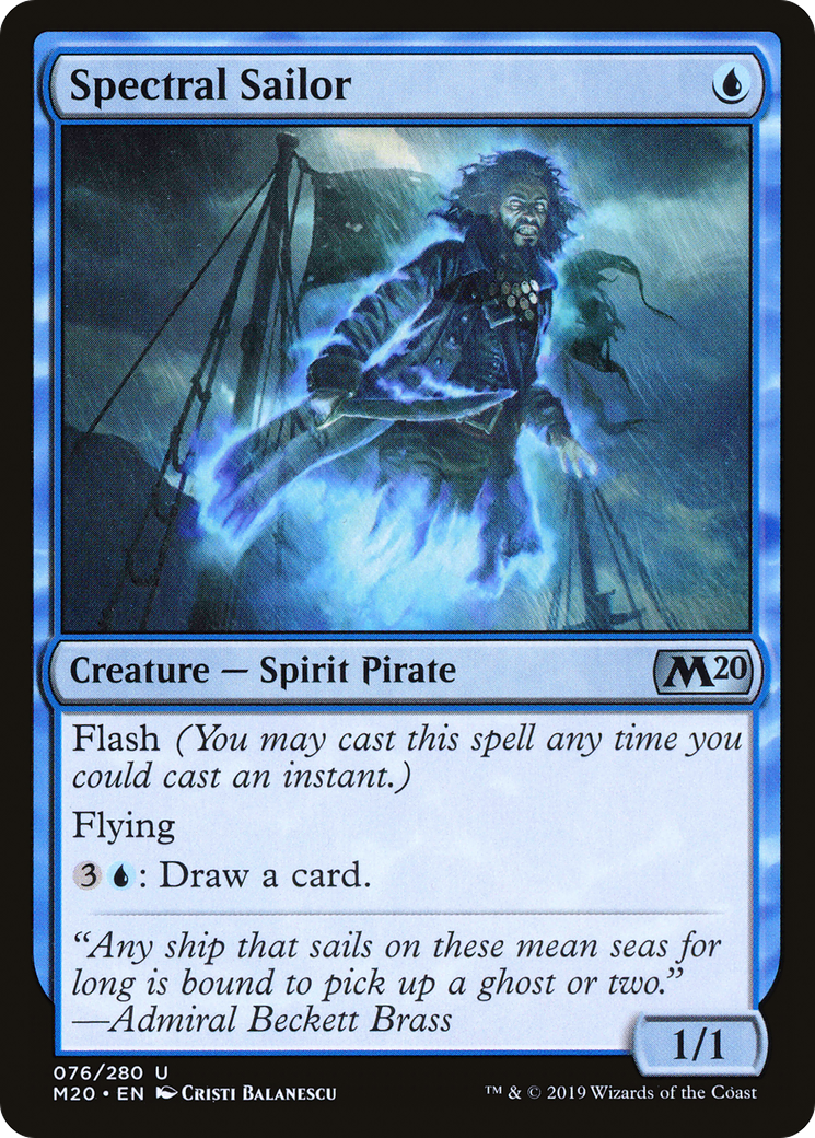 Spectral Sailor (M20) 76 - WZRD TCG