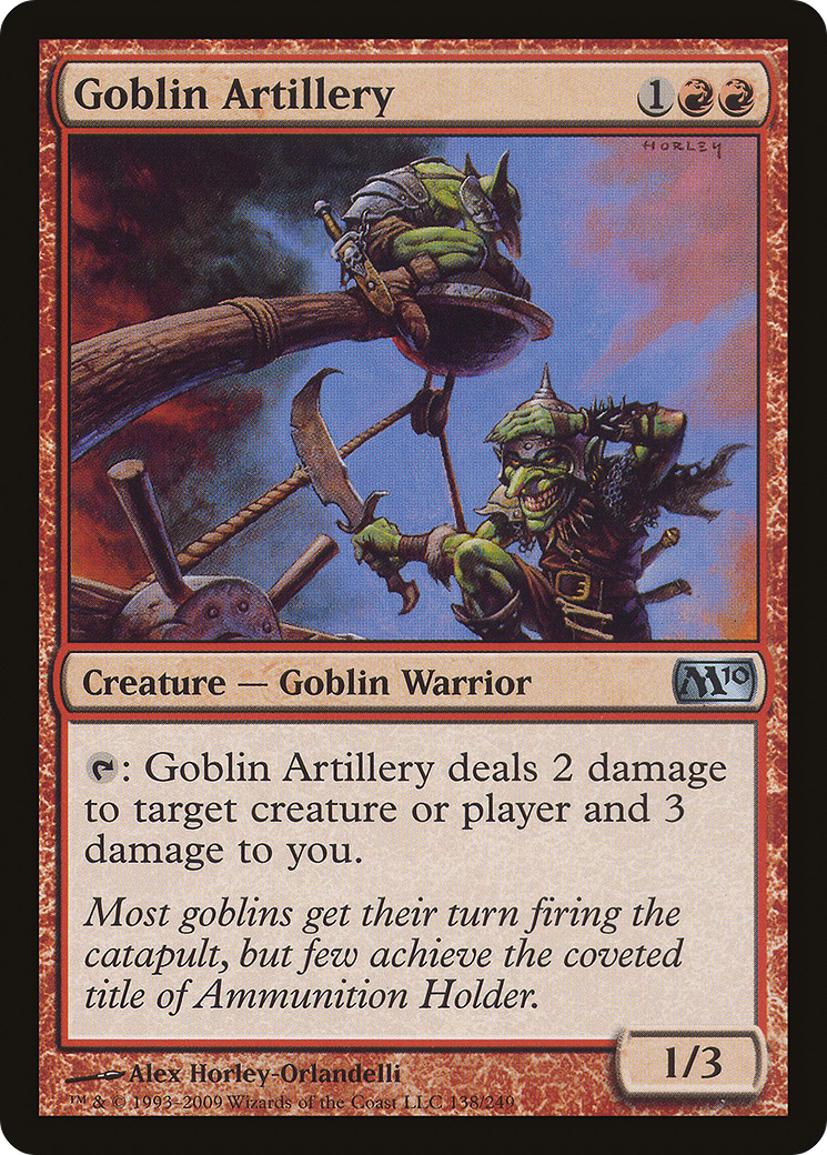 Goblin Artillery (M10) 138 - WZRD TCG