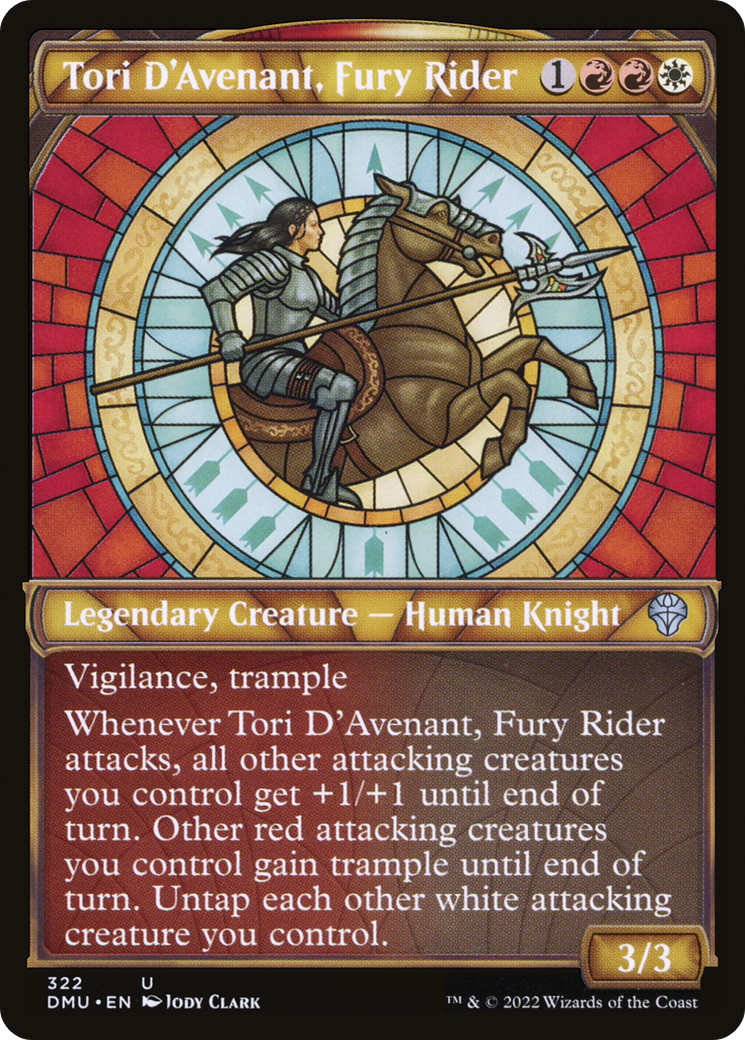 Tori D'Avenant, Fury Rider (DMU) 322 - WZRD TCG