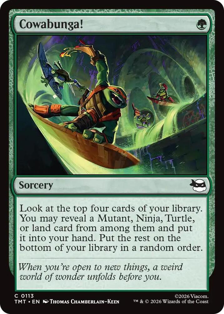 Cowabunga!, TMT, 113, NM