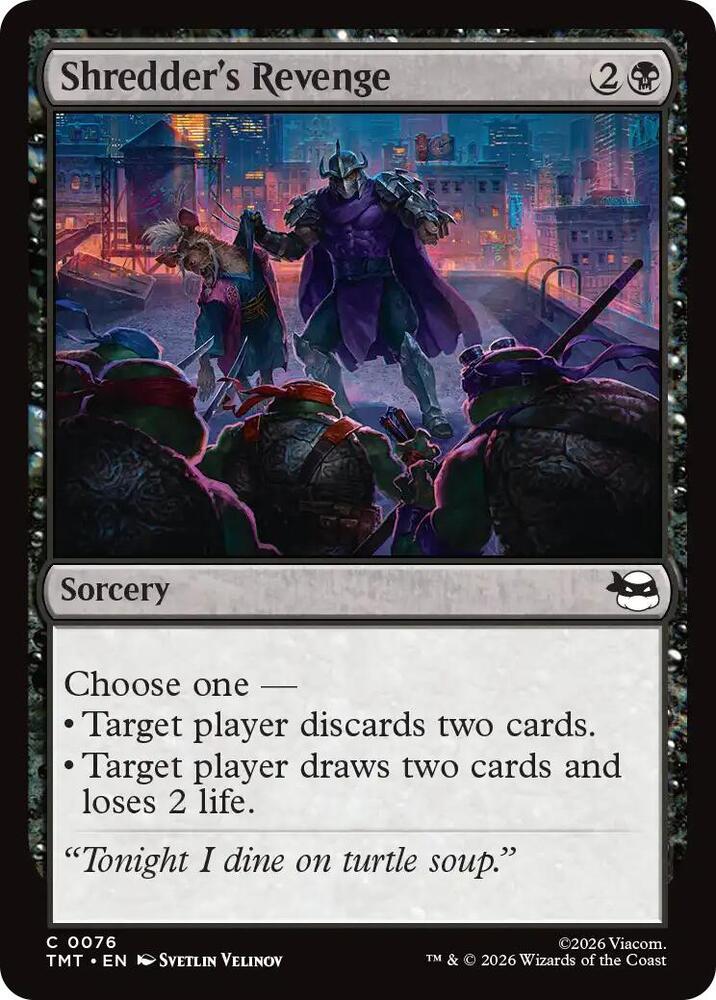Shredder's Revenge, TMT, 76, NM, Foil