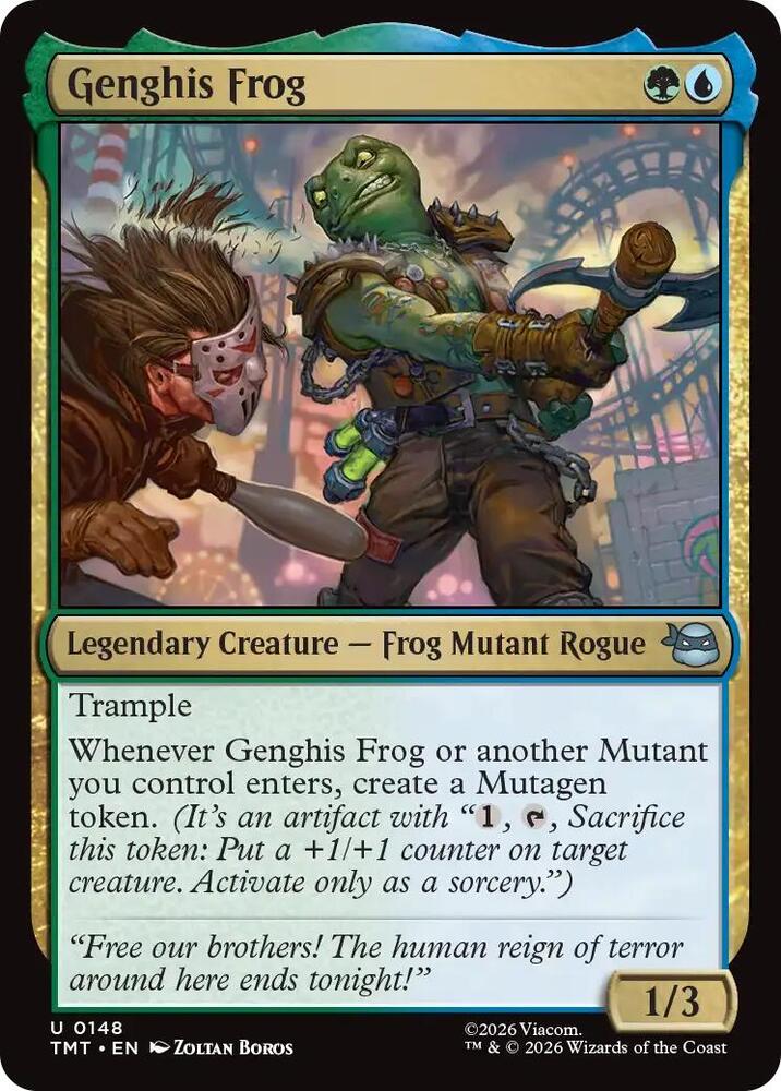 Genghis Frog, TMT, 148, NM, Foil
