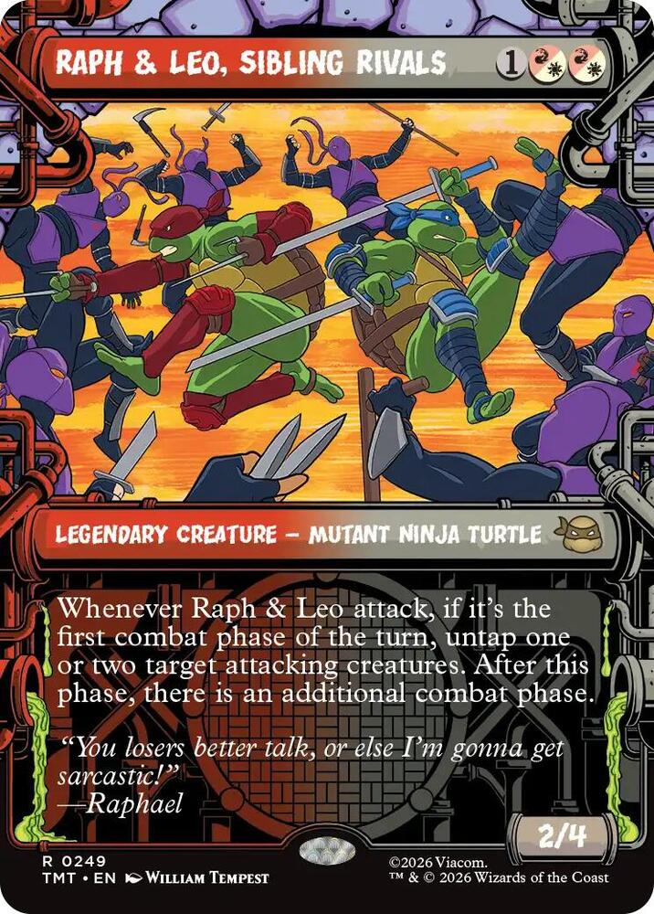 Raph & Leo, Sibling Rivals (Showcase), TMT, 249, NM