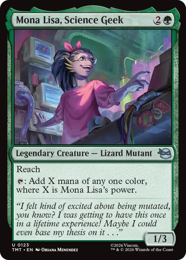 Mona Lisa, Science Geek, TMT, 123, NM