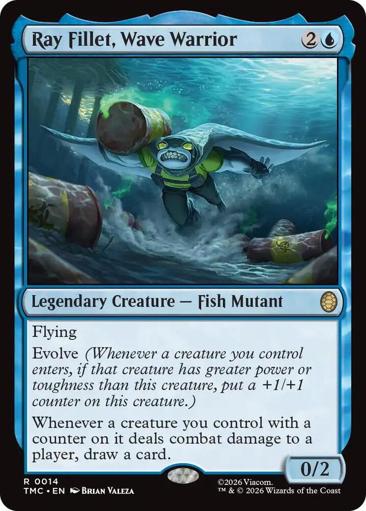 Ray Fillet, Wave Warrior, TMC, 14, NM