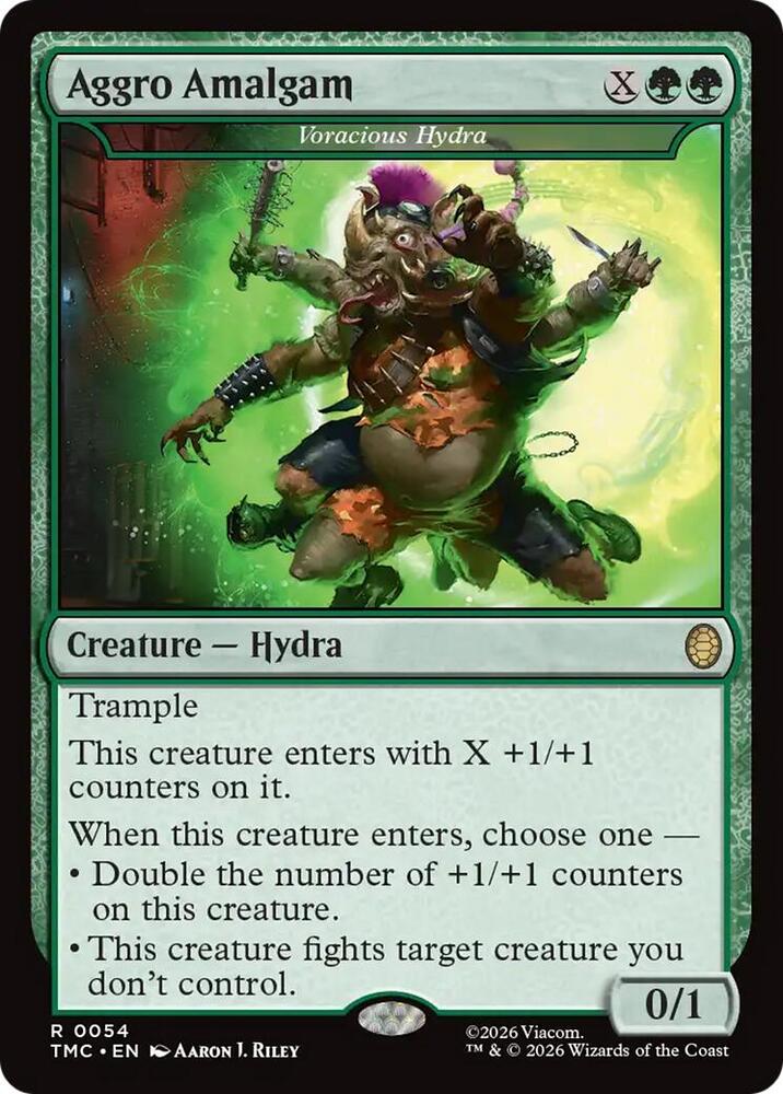 Aggro Amalgam - Voracious Hydra, TMC, 54, NM