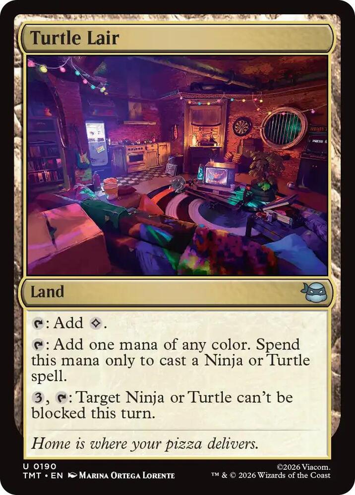 Turtle Lair, TMT, 190, NM