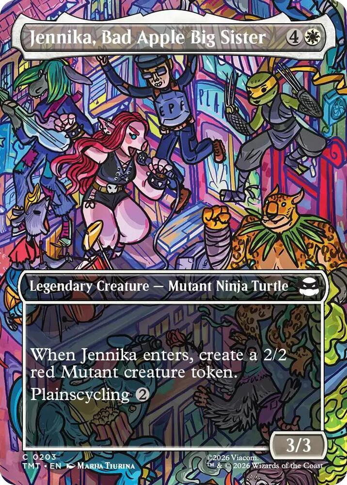 Jennika, Bad Apple Big Sister (Borderless), TMT, 203, NM