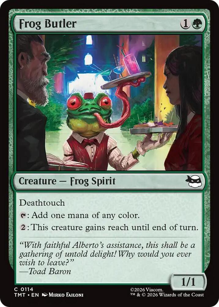 Frog Butler, TMT, 114, NM