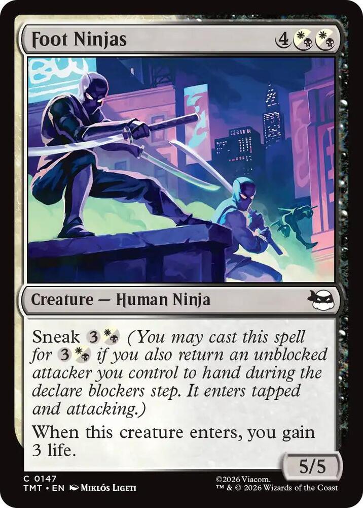 Foot Ninjas, TMT, 147, NM