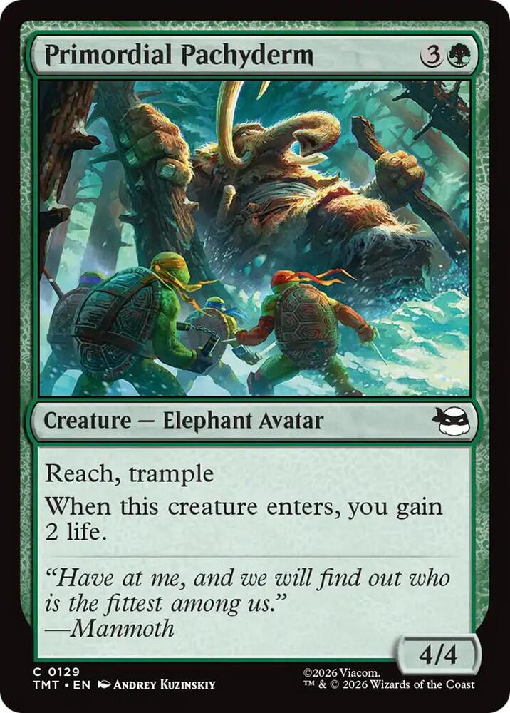 Primordial Pachyderm, TMT, 129, NM