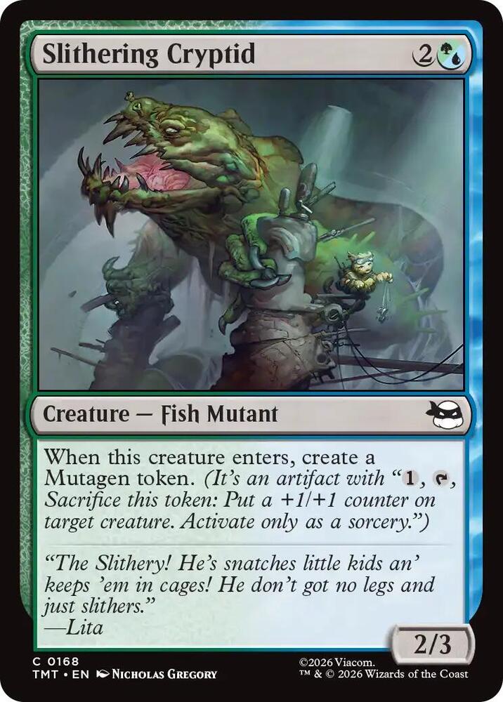 Slithering Cryptid, TMT, 168, NM
