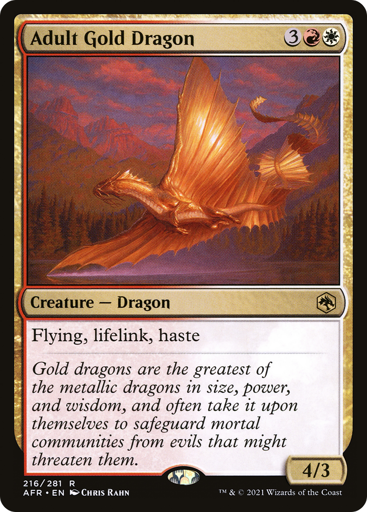 Adult Gold Dragon (AFR) 216
