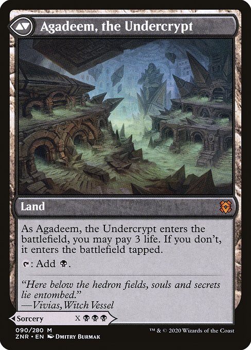 Agadeem's Awakening // Agadeem, the Undercrypt (Back)