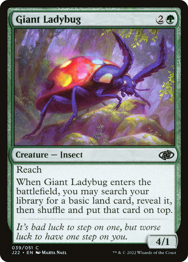 Giant Ladybug (J22) 39 - WZRD TCG