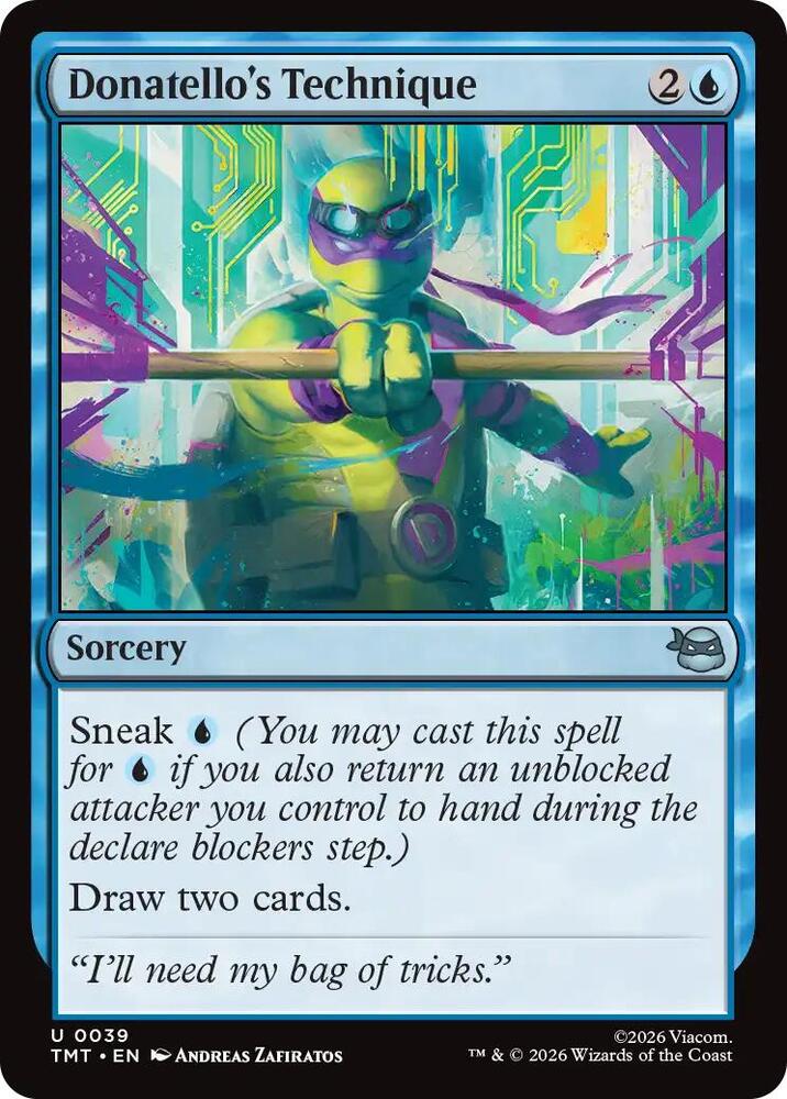 Donatello's Technique, TMT, 39, NM