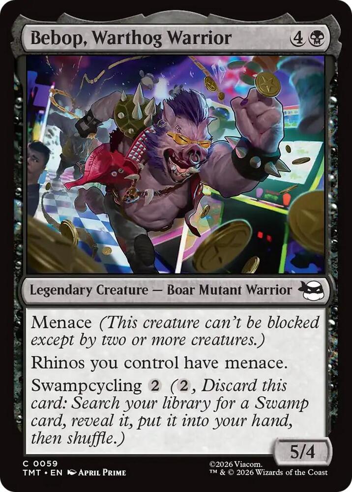 Bebop, Warthog Warrior, TMT, 59, NM