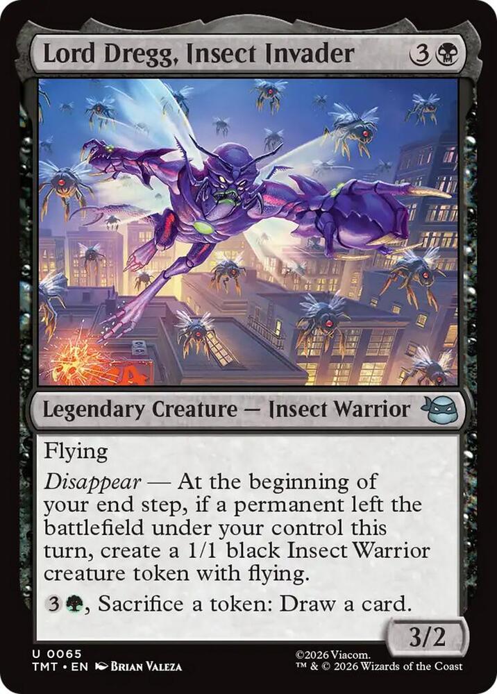 Lord Dregg, Insect Invader, TMT, 65, NM
