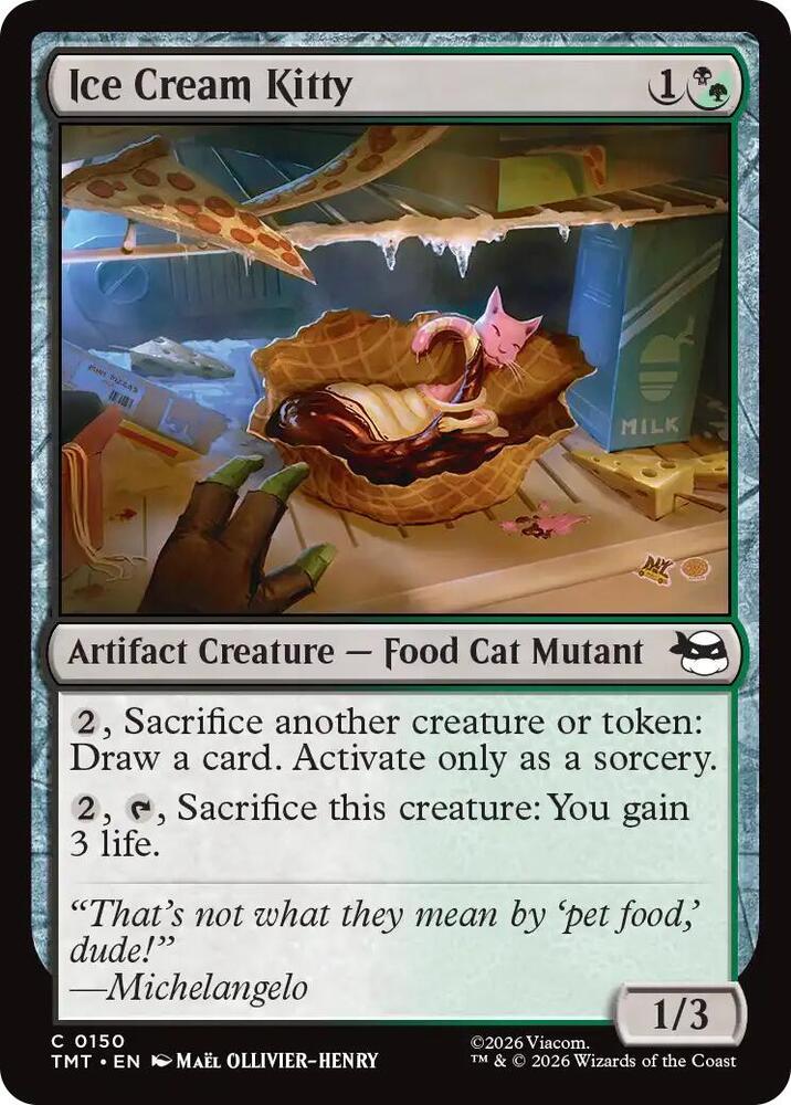 Ice Cream Kitty, TMT, 150, NM, Foil