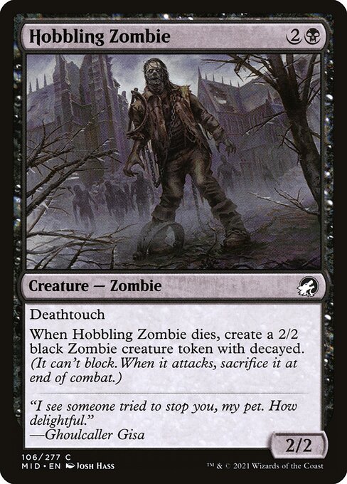 Hobbling Zombie front